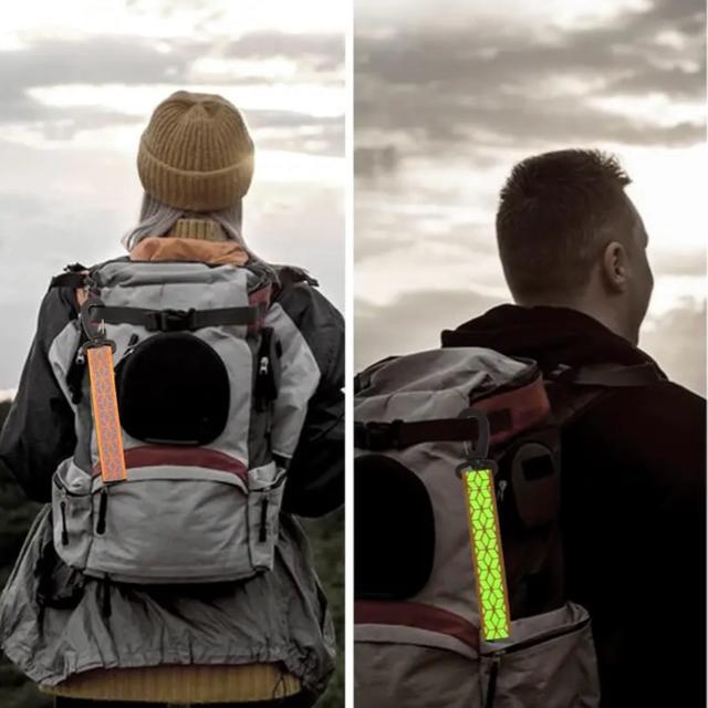 光る 反射板 リフレクターキーホルダー 夜道も安全に < 女性ファッション  光る 反射板 リフレクターキーホルダー 夜道も安全に < 女性ファッションの