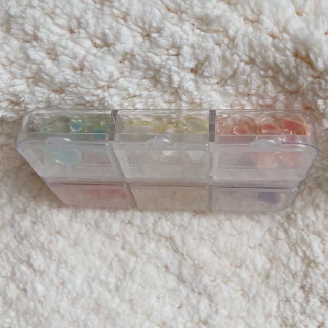 ネイルパーツ ラメ ハート型 デコパーツ セット 大小混 6色 レジン パーツ N2m < ペット/手芸/園芸  ネイルパーツ ラメ ハート型 デコパーツ セット 大小混 6色 レジン パーツ N2m < ペット/手芸/園芸の