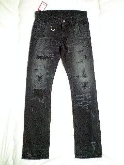 新品ROENロエンジーンズ クラッシュリペアストレッチデニム 28 < ブランド 新品ROENロエンジーンズ クラッシュリペアストレッチデニム 28 < ブランドの