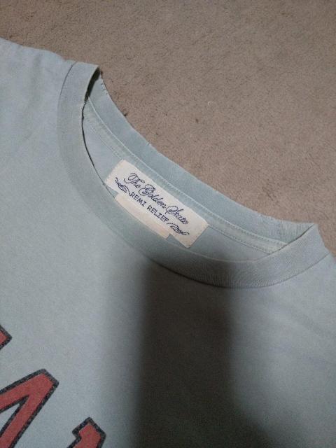 REMI RELIEFE レミレリーフ vintage used加工 INDIANA プリント 半袖Tシャツ Sサイズ ブルー 青 < ブランド  REMI RELIEFE レミレリーフ vintage used加工 INDIANA プリント 半袖Tシャツ Sサイズ ブルー 青 < ブランドの