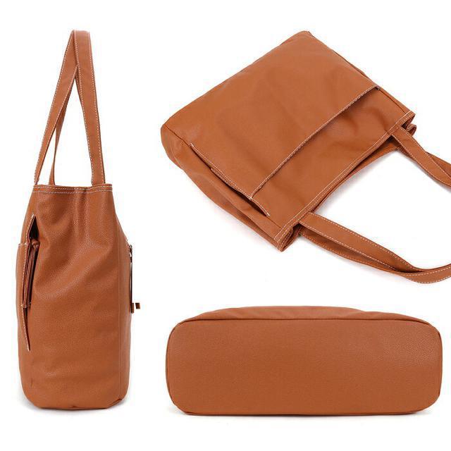 ブラウン★シンプル大容量レディーストートマザーズママバッグ < 女性ファッション  ブラウン★シンプル大容量レディーストートマザーズママバッグ < 女性ファッションの