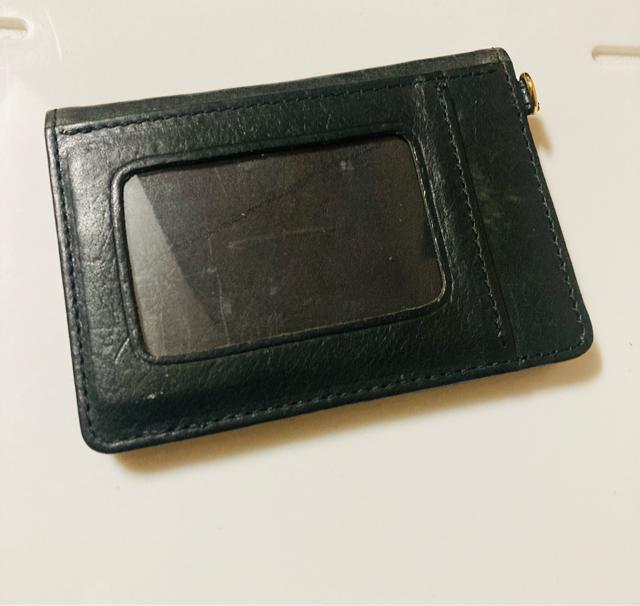 buttero ブッテロ レザー 本革 カードケース パスケース ブラック チェーン付き < ブランド  buttero ブッテロ レザー 本革 カードケース パスケース ブラック チェーン付き < ブランドの
