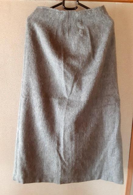 スカート ロングスカート 巻きスカート 起毛 冬 グレー スリットスカート フレアスカート タイトスカート ウエスト63-66 < 女性ファッション  スカート ロングスカート 巻きスカート 起毛 冬 グレー スリットスカート フレアスカート タイトスカート ウエスト63-66 < 女性ファッションの