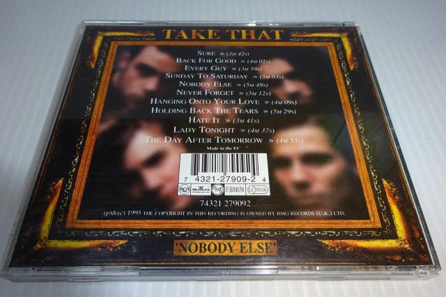 CDeCNEUbgNobody Else(A)Take Thatmysoul\E2270~  CD/DVD/rfI 