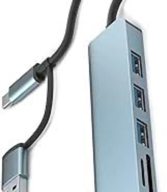 USB TypeC ハブ 6で 1 アルミドッキングステーション 4 USB ポートとカードリーダースロットコンピュータタブレット < PC本体/周辺機器  USB TypeC ハブ 6で 1 アルミドッキングステーション 4 USB ポートとカードリーダースロットコンピュータタブレット < PC本体/周辺機器の