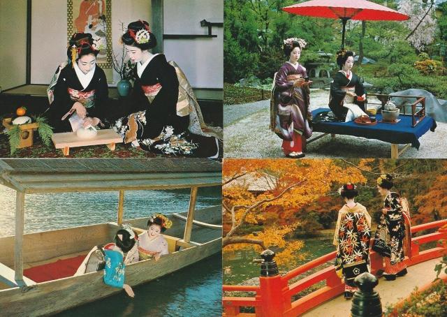 京の舞妓 絵はがき 4種【F-55】 < ホビー 京の舞妓 絵はがき 4種【F-55】 < ホビーの