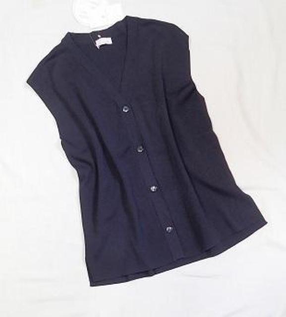 【未使用/タグ付き】CROSS FUNCTION クロスファンクション◆便利な4機能 楽チン ニットベスト/ネイビー/サイズL < 女性ファッション  【未使用/タグ付き】CROSS FUNCTION クロスファンクション◆便利な4機能 楽チン ニットベスト/ネイビー/サイズL  < 女性ファッションの