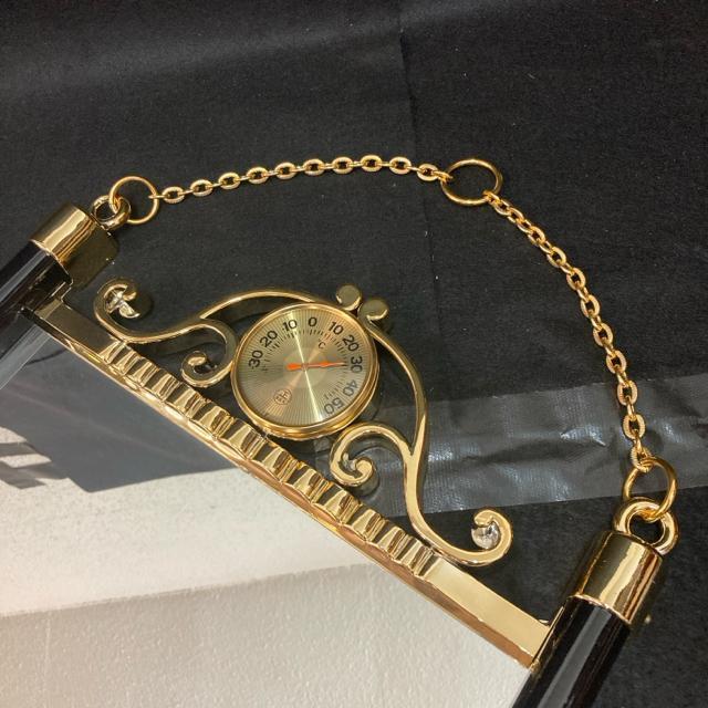 新品 ゴールド装飾 昭和レトロ アーチ型 純喫茶にありそうなミラー 温度計 < インテリア/ライフ  新品 ゴールド装飾 昭和レトロ アーチ型 純喫茶にありそうなミラー 温度計 < インテリア/ライフの