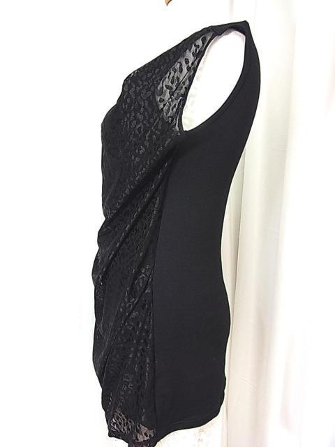 500円スタ【美品・正規品】Rinfeel リンフィール カップ付きブラウス トップス(Lサイズ/ブラック/ストレッチ素材) < 女性ファッション  500円スタ【美品・正規品】Rinfeel リンフィール カップ付きブラウス トップス(Lサイズ/ブラック/ストレッチ素材) < 女性ファッションの
