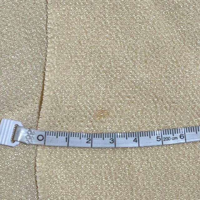 ちりめん 帯揚げ 帯締め 3点セット クリーム色 平組 高麗組 < 女性ファッション ちりめん 帯揚げ 帯締め 3点セット クリーム色 平組 高麗組 < 女性ファッションの