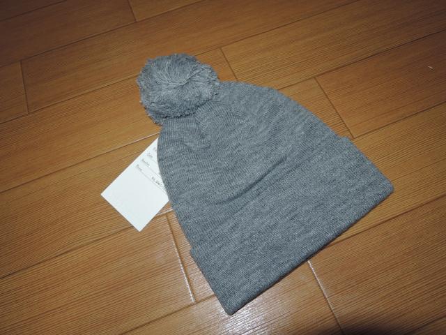 新品PIG&ROOSTERボンボンニットキャップ灰ビーニー < 男性ファッション  新品PIG&ROOSTERボンボンニットキャップ灰ビーニー < 男性ファッションの