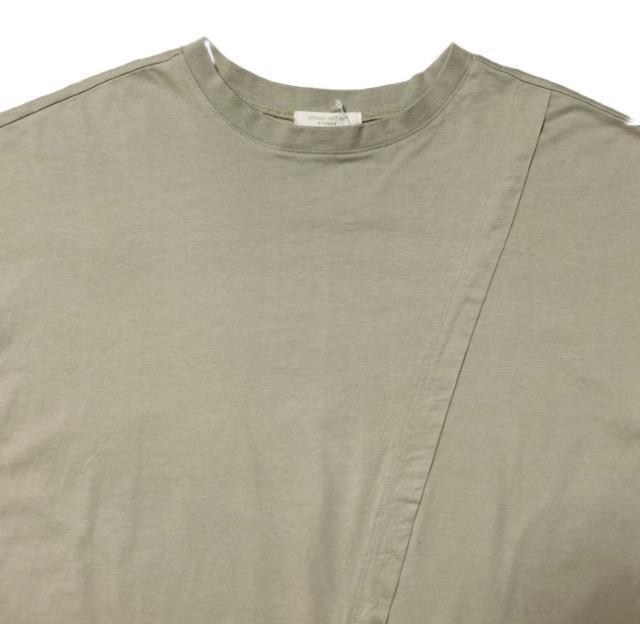 chocolraffine◎ビッグシルエットチュニックTシャツ(F)薄カーキ◎新品 < ブランド chocolraffine◎ビッグシルエットチュニックTシャツ(F)薄カーキ◎新品 < ブランドの