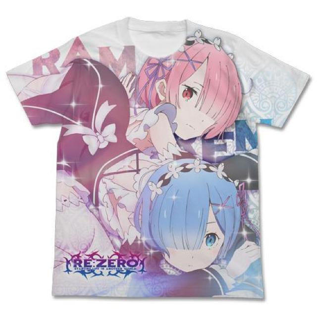 コスパ Re:ゼロから始める異世界生活 ラム&レム フルグラフィックTシャツ Sサイズ リゼロ < アニメ/コミック/キャラクター  コスパ Re:ゼロから始める異世界生活 ラム&レム フルグラフィックTシャツ Sサイズ リゼロ  < アニメ/コミック/キャラクターの