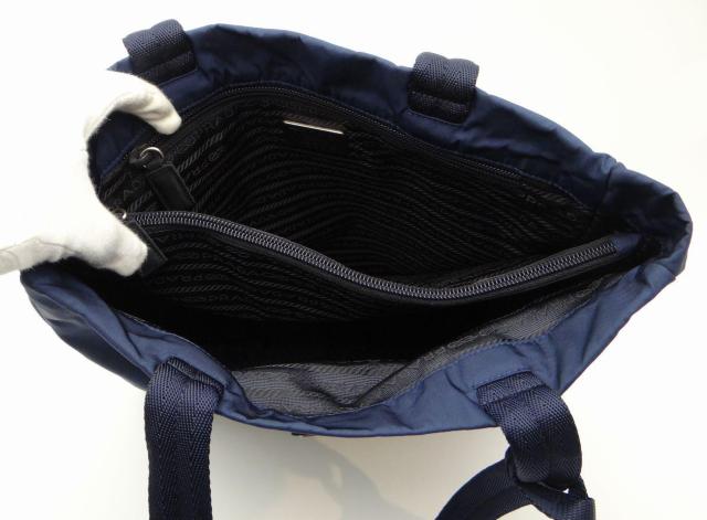PRADA プラダ B9223 TESSUTO SPORT ナイロン トートバッグ 三角プレート×ネイビー<USED> < ブランド PRADA プラダ B9223 TESSUTO SPORT ナイロン トートバッグ 三角プレート×ネイビー<USED> < ブランドの