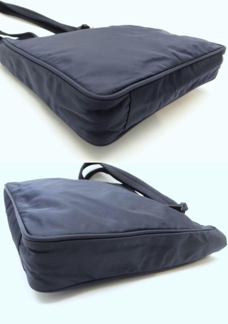 PRADA プラダ B9223 TESSUTO SPORT ナイロン トートバッグ 三角プレート×ネイビー<USED> < ブランド PRADA プラダ B9223 TESSUTO SPORT ナイロン トートバッグ 三角プレート×ネイビー<USED> < ブランドの