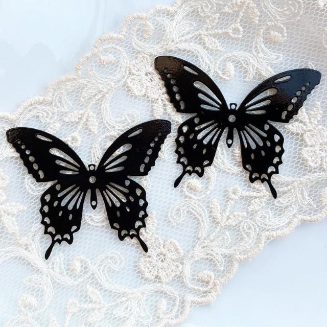 蝶の透かしチャーム2個黒アゲハ < ペット/手芸/園芸  蝶の透かしチャーム2個黒アゲハ  < ペット/手芸/園芸の
