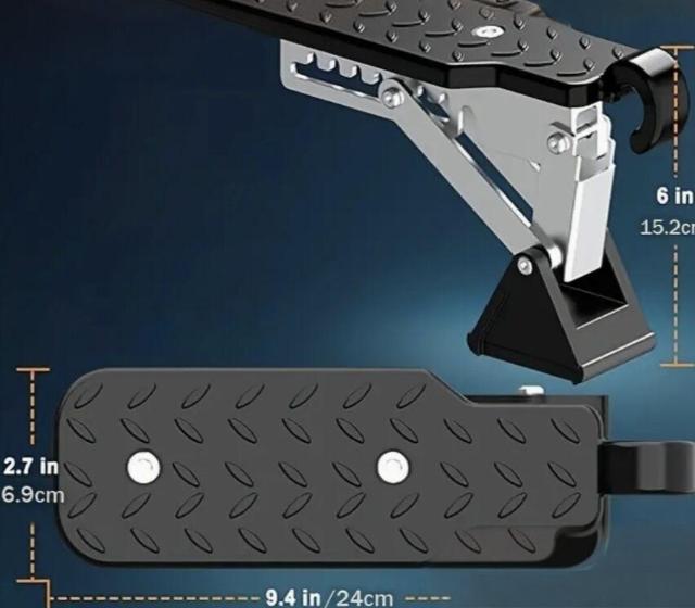 ■新品/未使用品【折りたたみフットペダル】クローム仕上げのアルミニウム合金サイドランニングボード■ < 自動車/バイク ■新品/未使用品【折りたたみフットペダル】クローム仕上げのアルミニウム合金サイドランニングボード■ < 自動車/バイク