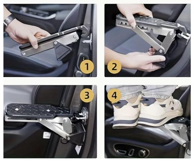 ■新品/未使用品【折りたたみフットペダル】クローム仕上げのアルミニウム合金サイドランニングボード■ < 自動車/バイク ■新品/未使用品【折りたたみフットペダル】クローム仕上げのアルミニウム合金サイドランニングボード■ < 自動車/バイク