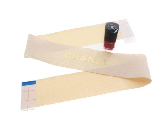 シャネル ラッピングリボン ガブリエル 香水瓶地紋 長83cm×幅6cm ゴールド GABRIELLE CHANEL【正規品】 < ブランド  シャネル ラッピングリボン ガブリエル 香水瓶地紋 長83cm×幅6cm ゴールド GABRIELLE CHANEL【正規品】 < ブランドの