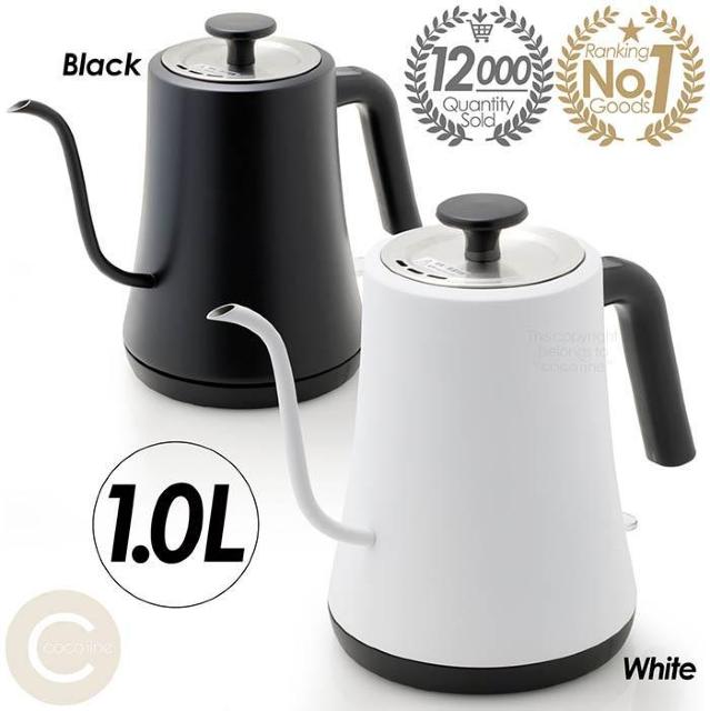 ★大人気★ 1L 電気ケトル ワンタッチ操作 コード収納 白 他カラー有 < 家電/AV  ★大人気★ 1L 電気ケトル ワンタッチ操作 コード収納 白 他カラー有  < 家電/AVの