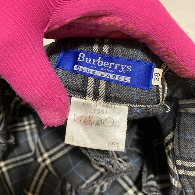yBURBERRY BLUE LABELz `FbN / E[pc / 38 XbNX  uh 