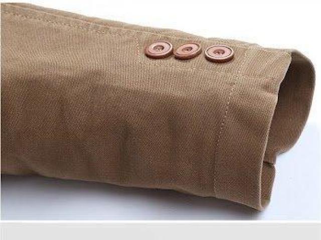 テーラード ジャケット ブレザー スリム フィット 無地 カジュアル ビジネス Mサイズ カーキ < 男性ファッション テーラード ジャケット ブレザー スリム フィット 無地 カジュアル ビジネス Mサイズ カーキ < 男性ファッションの