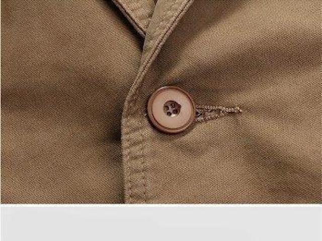 テーラード ジャケット ブレザー スリム フィット 無地 カジュアル ビジネス Mサイズ カーキ < 男性ファッション テーラード ジャケット ブレザー スリム フィット 無地 カジュアル ビジネス Mサイズ カーキ < 男性ファッションの