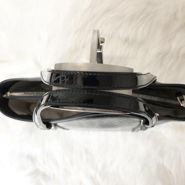 �y���i�zGUCCI �g�[�g�o�b�O �n���h�o�b�O �}�C�N���O�b�`�V�} ���|���\ �� �u���b�N �p�e���g���U�[ �� �u�����h�� 