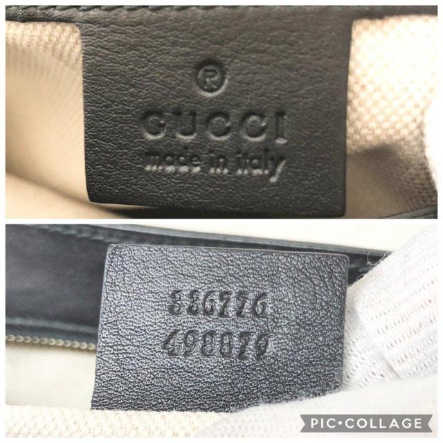 �y���i�zGUCCI �g�[�g�o�b�O �n���h�o�b�O �}�C�N���O�b�`�V�} ���|���\ �� �u���b�N �p�e���g���U�[ �� �u�����h�� 