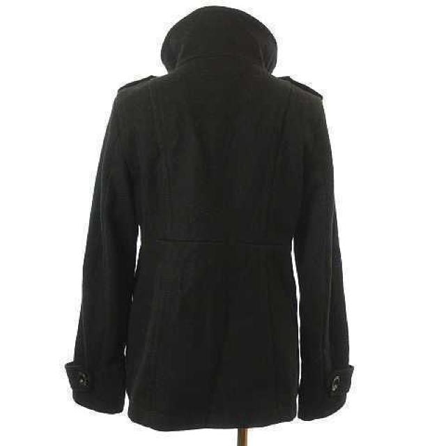 ■GAP■黒コート ウール100% 毛 無地 < 女性ファッション  ■GAP■黒コート ウール100% 毛 無地 < 女性ファッションの