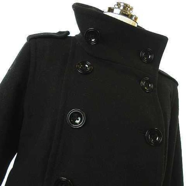 ■GAP■黒コート ウール100% 毛 無地 < 女性ファッション  ■GAP■黒コート ウール100% 毛 無地 < 女性ファッションの