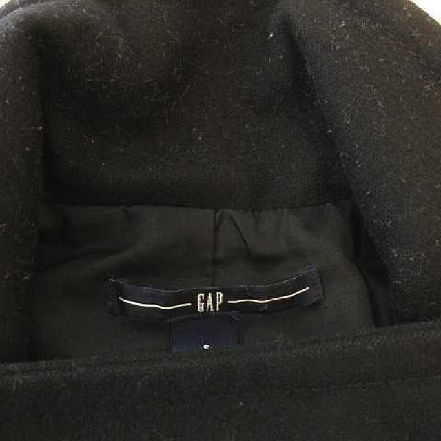 ■GAP■黒コート ウール100% 毛 無地 < 女性ファッション  ■GAP■黒コート ウール100% 毛 無地 < 女性ファッションの