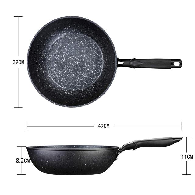 炒め鍋 深型 フライパン 28cm IH対応オール熱源対応 < インテリア/ライフ  炒め鍋 深型 フライパン 28cm IH対応オール熱源対応 < インテリア/ライフの