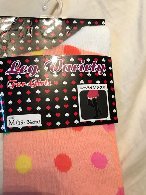 新品ニーハイソックス水玉ドットオレンジ < 女性ファッション  新品ニーハイソックス水玉ドットオレンジ < 女性ファッションの