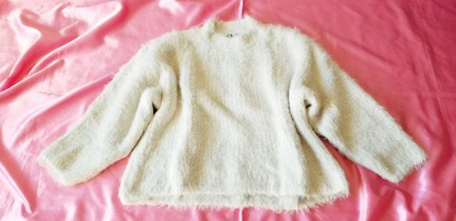 ★エイチアンドエム【H&M】ホワイトクリーム♪ふわモコ暖かゆる可愛い♪長袖ニットセーター < 女性ファッション ★エイチアンドエム【H&M】ホワイトクリーム♪ふわモコ暖かゆる可愛い♪長袖ニットセーター < 女性ファッションの