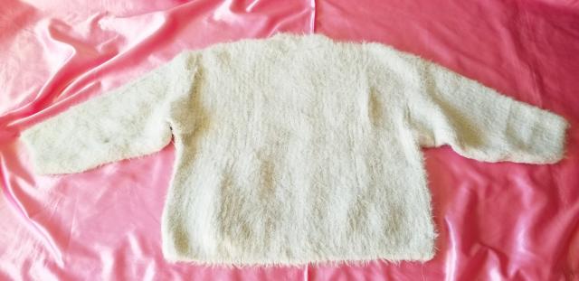 ★エイチアンドエム【H&M】ホワイトクリーム♪ふわモコ暖かゆる可愛い♪長袖ニットセーター < 女性ファッション ★エイチアンドエム【H&M】ホワイトクリーム♪ふわモコ暖かゆる可愛い♪長袖ニットセーター < 女性ファッションの