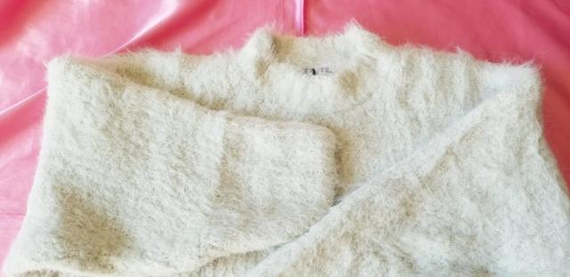 ★エイチアンドエム【H&M】ホワイトクリーム♪ふわモコ暖かゆる可愛い♪長袖ニットセーター < 女性ファッション ★エイチアンドエム【H&M】ホワイトクリーム♪ふわモコ暖かゆる可愛い♪長袖ニットセーター < 女性ファッションの