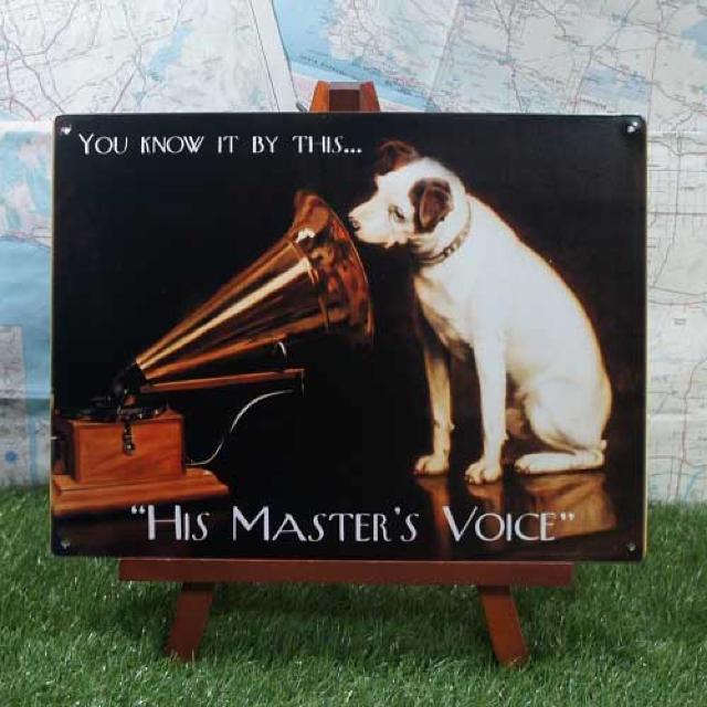 新品【ブリキ看板】Nipper/ニッパー His Master's Voice -Nostalgic- < ホビー  新品【ブリキ看板】Nipper/ニッパー His Master's Voice -Nostalgic-  < ホビーの