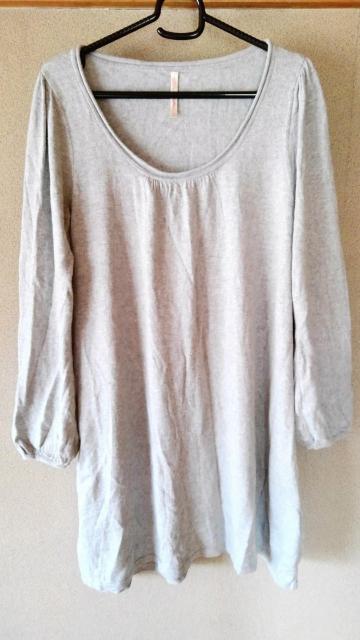 PJ ニットワンピ 大きいサイズ ワンピース チュニック L / XL LL 長袖 春夏秋用 レディース 洋服 パフスリーブ < 女性ファッション  PJ ニットワンピ 大きいサイズ ワンピース チュニック L / XL LL 長袖 春夏秋用 レディース 洋服 パフスリーブ  < 女性ファッションの