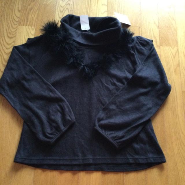 ファー付きタートルネックカットソー < 女性ファッション  ファー付きタートルネックカットソー  < 女性ファッションの