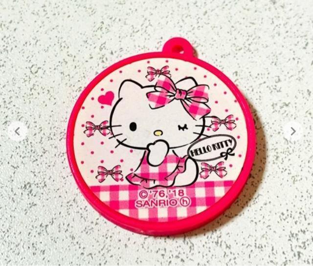 ハローキティ★マグネット 2個★定規 町の水道屋さん イースマイル 割引券★キティちゃん ピンク 磁石 < おもちゃ  ハローキティ★マグネット 2個★定規 町の水道屋さん イースマイル 割引券★キティちゃん ピンク 磁石 < おもちゃの