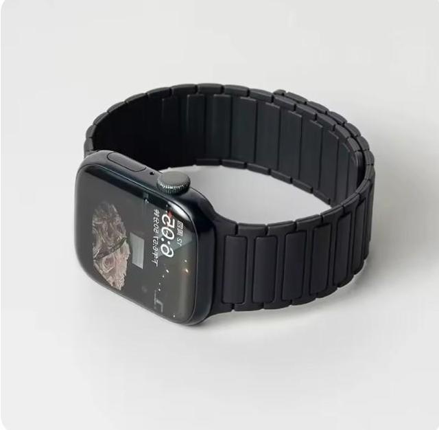 Apple Watch バンド シリコン マグネット ブラック×ブラック 42mm (S 11 10) 41mm 40mm < 家電/AV Apple Watch バンド シリコン マグネット ブラック×ブラック 42mm (S 11 10) 41mm 40mm < 家電/AVの
