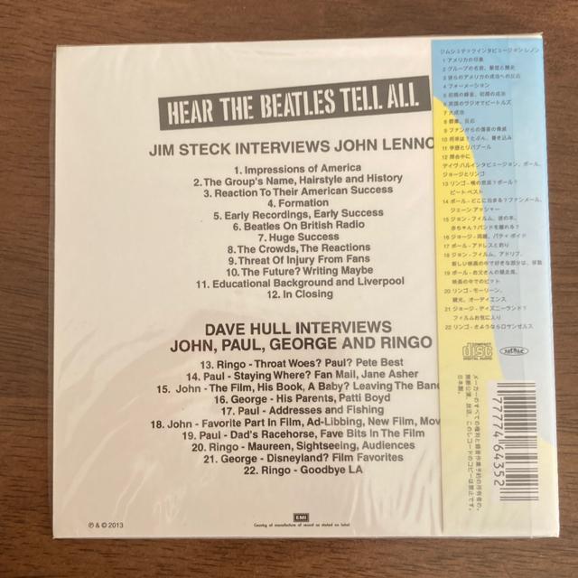 輸入盤CD THE BEATLES TELL ALL < タレントグッズ 輸入盤CD THE BEATLES TELL ALL < タレントグッズの
