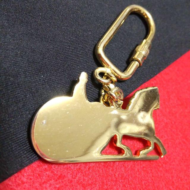 �yCELINE�z�n�ԃ��`�[�t �S�[���h �L�[�z���_�[ ���F �`���[�� ������ MADE ITALY �� �u�����h�� 