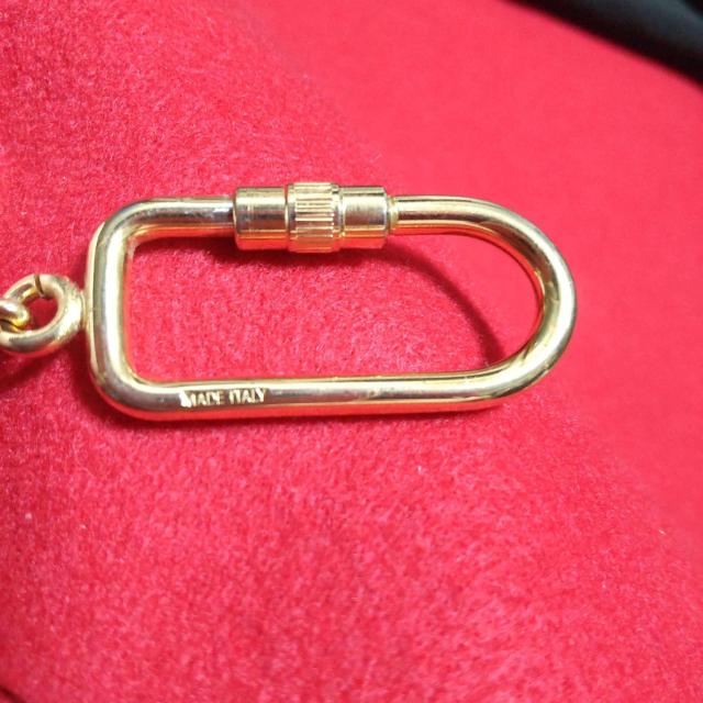 �yCELINE�z�n�ԃ��`�[�t �S�[���h �L�[�z���_�[ ���F �`���[�� ������ MADE ITALY �� �u�����h�� 