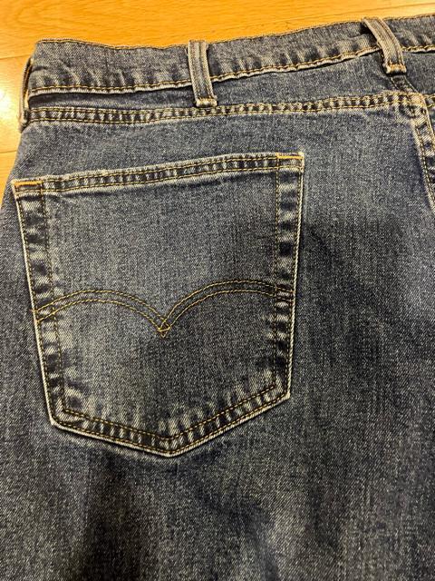 LEVI�fS ���[�o�C�X 505�X�g���[�g�f�j�� �傫��sizeW40used �� �u�����h�� 