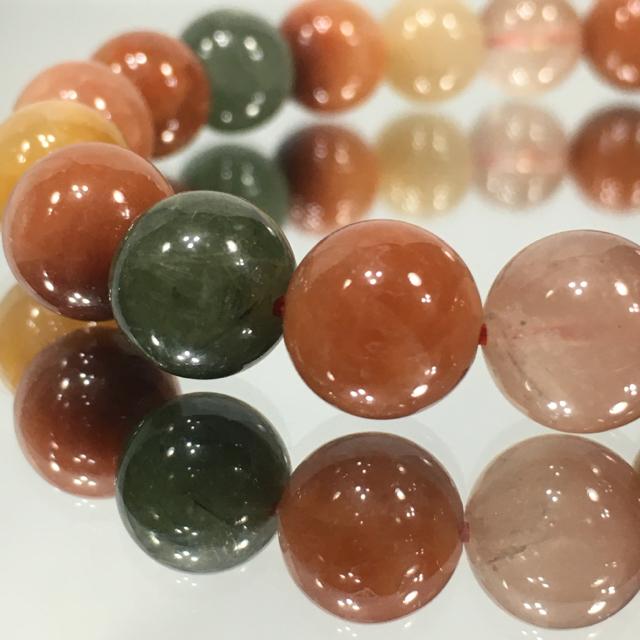 《No.144》福禄寿 天然石ミックスクォーツ 10.5mm珠 < 女性アクセサリー/時計  《No.144》福禄寿 天然石ミックスクォーツ 10.5mm珠  < 女性アクセサリー/時計の