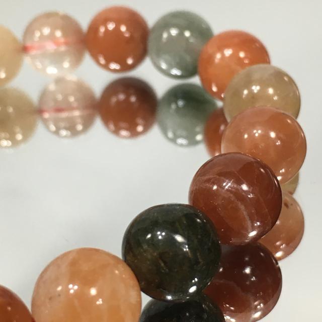 《No.144》福禄寿 天然石ミックスクォーツ 10.5mm珠 < 女性アクセサリー/時計  《No.144》福禄寿 天然石ミックスクォーツ 10.5mm珠 < 女性アクセサリー/時計の