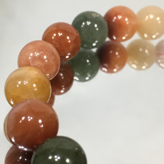 《No.144》福禄寿 天然石ミックスクォーツ 10.5mm珠 < 女性アクセサリー/時計  《No.144》福禄寿 天然石ミックスクォーツ 10.5mm珠 < 女性アクセサリー/時計の