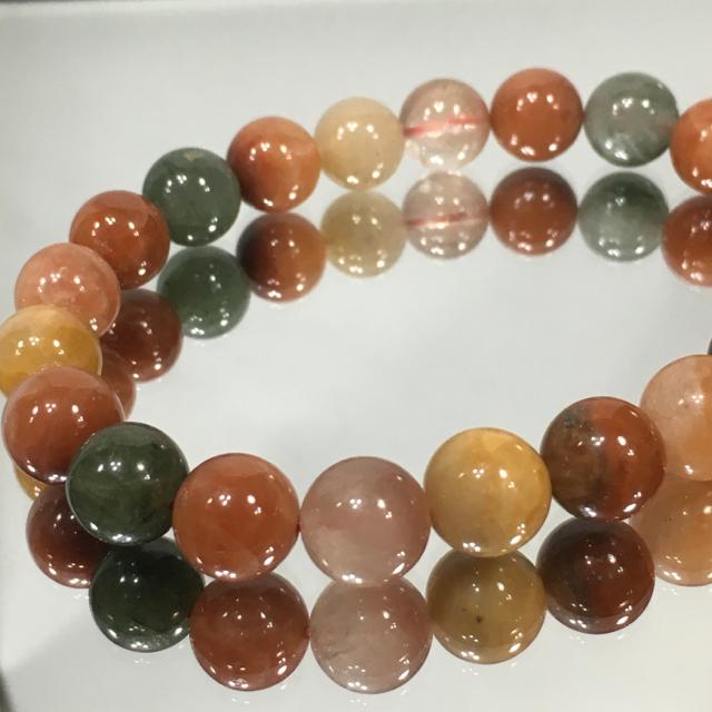 《No.144》福禄寿 天然石ミックスクォーツ 10.5mm珠 < 女性アクセサリー/時計  《No.144》福禄寿 天然石ミックスクォーツ 10.5mm珠 < 女性アクセサリー/時計の